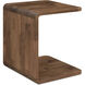 Carrie Side Table in Brown